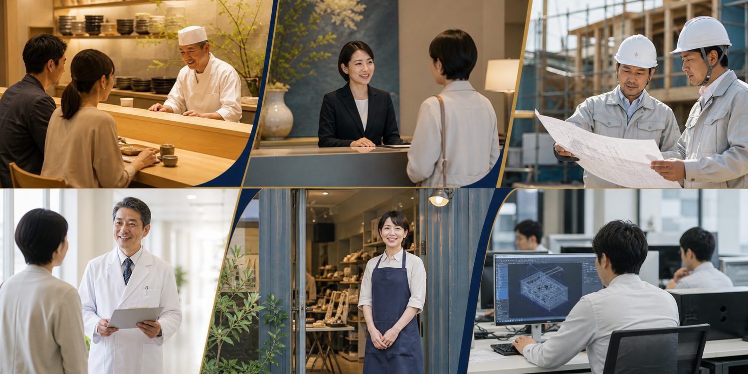 鎌倉周辺の対応業種イメージ